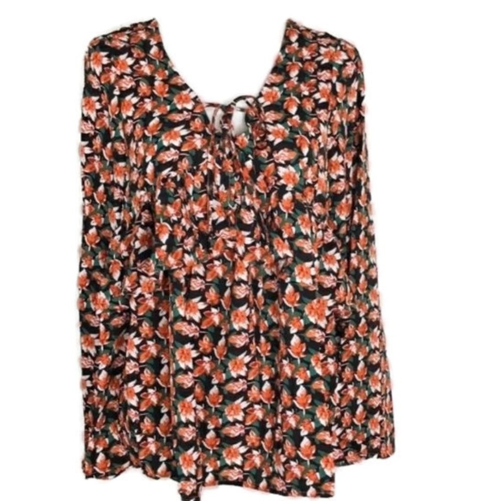 ANTHRPPOLOGIE ENTRO BELL SLEEVE BLOUSE